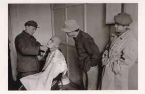 Chinese Barber Shave Peking Studios Movie Actor China Award Postcard