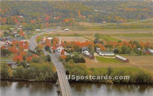 Fall Foliage along the Connecticut River - Sunderland, Massachusetts MA  