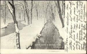 Nutley NJ Winter Yantacaw Park c1905 Postcard