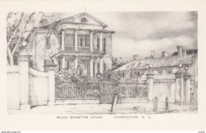 CHARLESTON, South Carolina, 1940-1950's; Miles Brewton House, By Elizabeth O'...