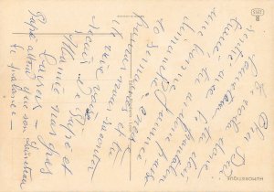 Comic funny Postcard Ideal Holiday man reading in hammock