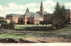 Vintage Postcard 1909 Sacred Heart Convent Religious Building Kenwood Albany NY