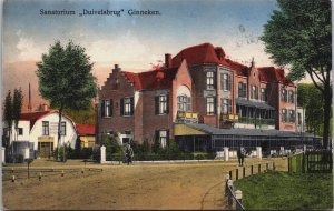 Netherlands Sanatorium Duivelsbrug Ginneken Vintage Postcard C090