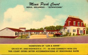 Arkansas Mena The Mena Park Court