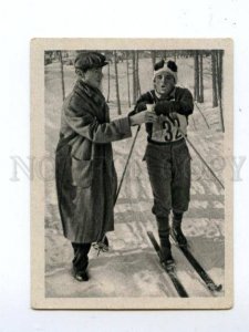 166997 VII Olympic Winter cross country skier CIGARETTE card