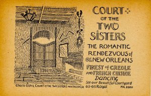 LA - New Orleans. Court of the Two Sisters