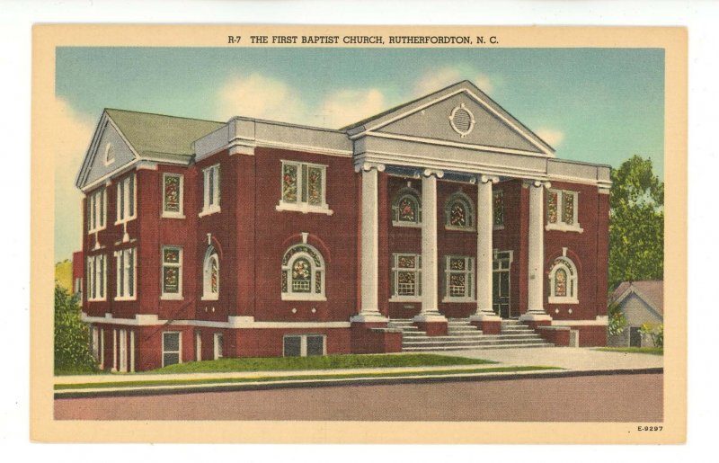 NC - Rutherfordton. First Baptist Church