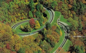 USA The Famous Loop Over Great Smoky Mountains National Park Tennessee 07.91