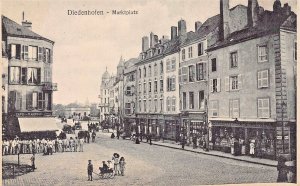 FRANCE~THIONVILLE DIEDENHOFEN MARKTPLATZ~PHOTO POSTCARD