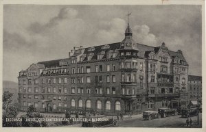 Der Rautenkranz Hotel Besitzer Alb Jorden German Eisenach Postcard