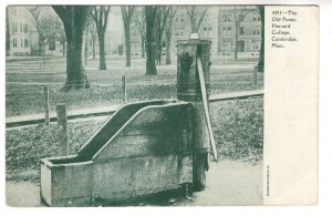 The Old Pump, Harvard College, Cambridge, Massachusetts