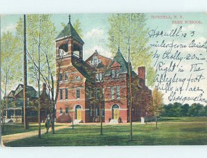 Pre-Chrome SCHOOL SCENE Hornell New York NY AH0042