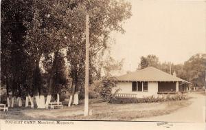 D49/ Moorhead Minnesota Mn Real Photo RPPC Postcard c1930s Tourist Camp