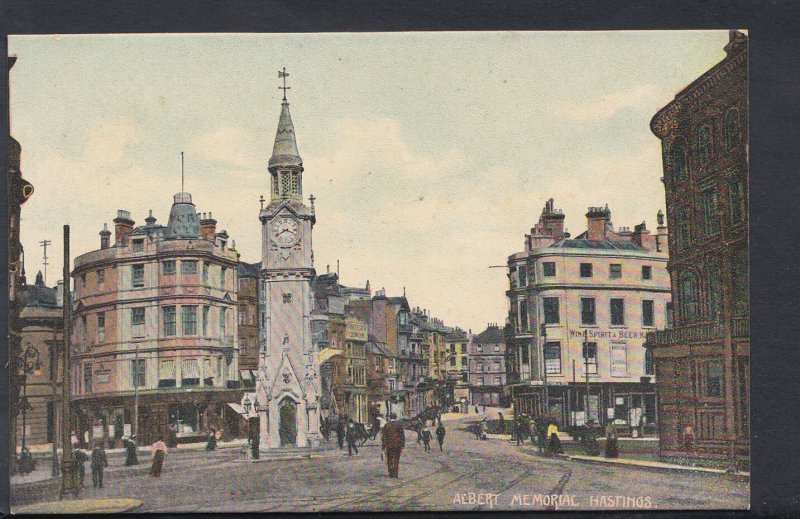 Sussex Postcard - Albert Memorial, Hastings    RS6419