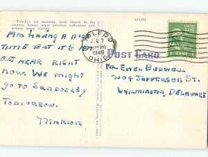 Linen MUSEUM SCENE Toledo Ohio OH d9837