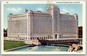 Chicago Illinois 1940s Postcard The Merchandise Mart