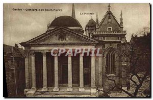 Postcard Old Geneva Cathedrale Saint Pierre