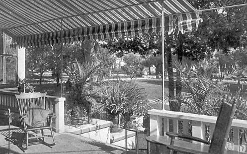 Advertising -  CA, Pasadena - Hotel Vista del Arroyo & Bungalows, View from V...