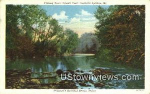 Fishing River, Siloam Park - Excelsior Springs, Missouri MO Postcard