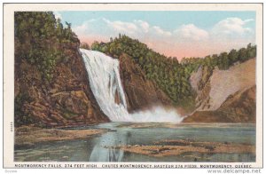 Montmorency Falls, Chutes Montmorency, Hauteur 274 Pieds, Montmorency, Quebec...