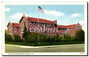 Postcard Old St. Francis Sanitarium Monroe