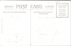 3~ca1910's Holiday Postcards EASTER GREETINGS Embossed Cross & Flower Greetings