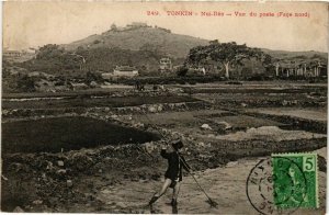 CPA AK INDOCHINA Tonkin Vue du poste VIETNAM (957208)