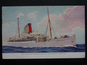 Shipping UNION CASTLE LINE INTERMEDIATE STEAMER - DOVER CASTLE c1910 Postcard