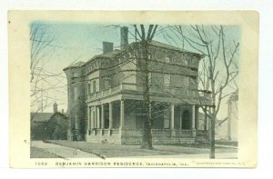 Indianapolis Indiana IN President Benjamin Harrison Residence House Postcard 