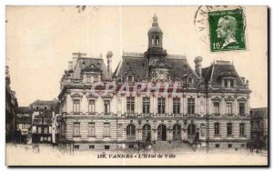 Old Postcard Vannes The Hotel de Ville