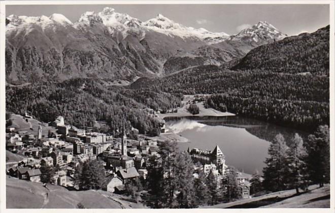 Switzerland St Moritz Totalansicht Photo