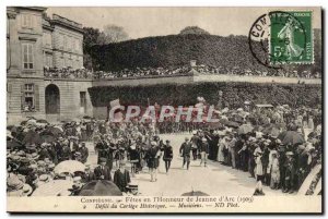 Compiegne Old Postcard Fetes in the & # 39honneur Jeanne d & # 39arc parade h...