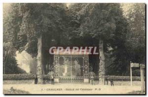 Postcard Old Chaulnes Grid Du Chateau