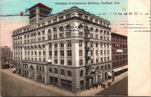 Tinted Postcard Chamber of Commerce Building in Portland, Oregon~135850