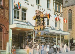 Doris Muhl St Goar Cuckoo Clock Gift Centre Ross Hotel German Postcard