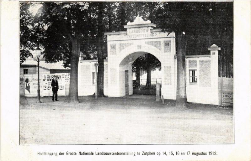 CPA AK ZUTPHEN Hoofdingang der Groote Nationale NETHERLANDS (604640)