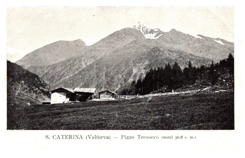 Italy  S. Caterina ( Valifurva)  Pizzo Tressero (metri 3618 s. m.)