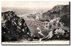 Old Postcard From Douarnenez L Anse Castel ar Roch