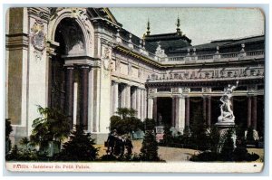 c1910's View Of Paris Interior Of The Petit Palais Unposted Antique Postcard