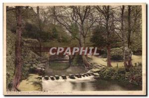 Old Postcard Stepping Stones Wemonodene Newcastle on type