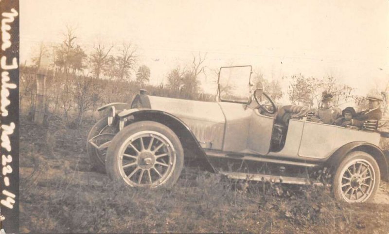 Tulsa Oklahoma People in Car Automobile Real Photo Vintage Postcard AA48810