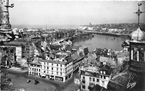 BR16279 Dieppe vue genrerale sur le port  france