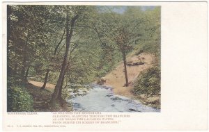 Minnehaha Glenn, Minnesota, Antique Postcard, HW Longfellow Song Of Hiawatha