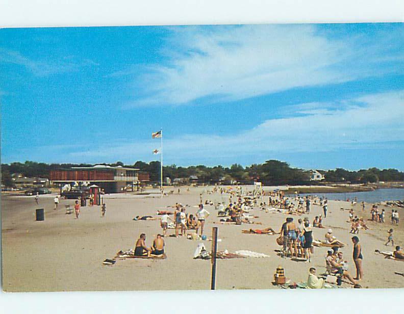 Unused Pre-1980 CUMMINGS PARK BEACH Stamford Connecticut CT M6767