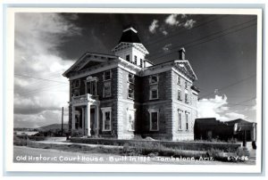 c1950's Old Historic Court House View Tombstone Arizona AZ RPPC Photo Postcard