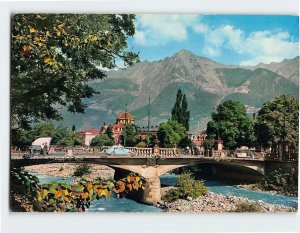 Postcard Postbrücke, Merano, Italy