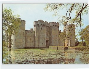 Postcard North-East View of Main Entrance, Bodiam Castle, Bodiam, England