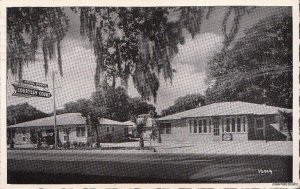 Postcard Courtesy Court St Augustine FL 1944