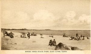 Postcard Early View of Rocky Neck State Park, East Lyme, CT.   K2