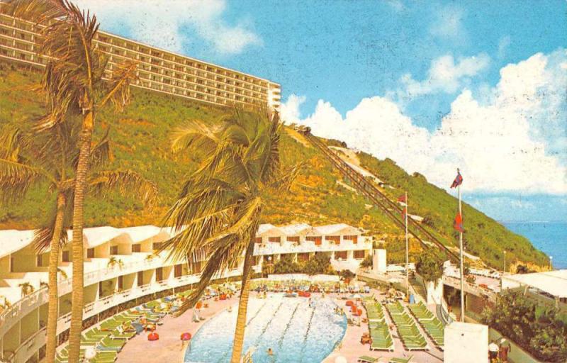 Las Croabas Puerto Rico view of El Conquistador Hotel & Club vintage pc ZA440640